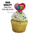 thumbnail image 3 of Teen Titans Go! Logo Heart Love Cupcake Picks Toppers Decoration Set of 6, 3 of 7