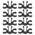 thumbnail image 1 of DECORNIJIA Lot de 8 Clips de Mât de Ski 8 Formes Noir PVC Plastique Stabilité pour Hommes et Femmes Randonnée, 1 of 8