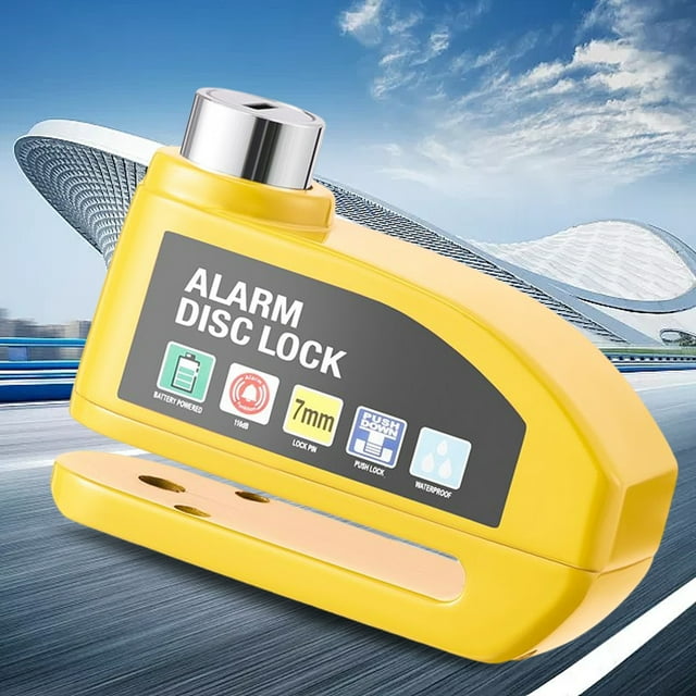 Candado de alarma de freno de disco de rueda candados de bicicleta impermeables para bicicleta eléctrica Scooter FLhrweasw Nuevo