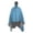 Light Blue, variant on Hooded Stadium Blanket Waterproof Windproof Large 79x55 Inch Outdoor Blanket, Portable Wearable Warm Throw for Camping Picnic Beach Concerts, Sports Travel Pet Use