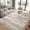 Brown, variant on UERMEI 8'x10' Area Rugs for Living Room, Modern Abstract Washable Rug for Bedroom Dining Room Office, Non-Slip Soft Low Pile Home Decor Carpet Accent Rug, Dark Gray