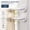 White, variant on 2 Pack Magnetic Curtain Rod for Metal French Doors, Adjustable 18-30 Inch, 3/8 in. Diameter, Black Magnetic Cafe Rods for Home Decor