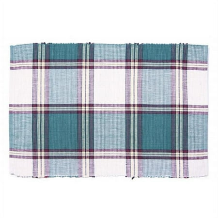 

Mr. MJs Trading AG-01738S-4 19 in. Ribbed Placemats Sherwood Green - Set of 4