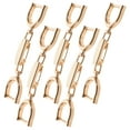 thumbnail image 3 of ColoMX Pantalones de ropa de 5 piezas Pantalones de la cintura Hebillas de cadena ajustable Pantalones de falda Hebillas, 3 of 7