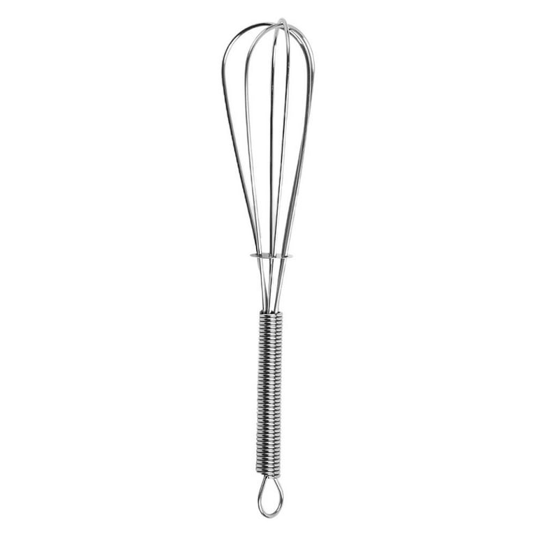 Fule Mini Small Stainless Steel Wire Whisk Whip Mix Stir Beat Manual Egg  Beater 