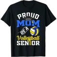 thumbnail image 1 of Proud Mom Of A Volleyball Senior Class Of 2026 Graduate T-Shirt 1127, 1 of 4