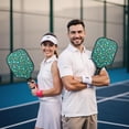 thumbnail image 6 of Pickleball Paddles Set,Pioneer Flower Floral Print Pattern Fiberglass Surface Pickleball Racket Set with 2 Indoor Outdoor Pickleball Balls and Pickleball Bag,Pickle-ball Equipment, 6 of 6