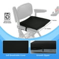 thumbnail image 2 of Mobility Scooter Cushions Cooling, Wheelchair Seat Cushions Ergonomic Seat Cushion, Waterproof Silk Fabric, Memory Foam Cooling Gel Office Chair Cushion for Hip Support, Relieve Sciatica, 2 of 6