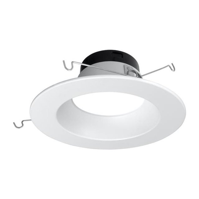 Nicor DLR56508120S 6 in. Select Série LED Encastré Downlight&44; Acier Inoxydable