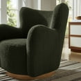 thumbnail image 4 of Montrose Swivel Accent Chair in Fern Walnut, 4 of 9