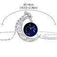 thumbnail image 2 of HOARBOEG Collier Lune 12 Constellations Pendentif Temporel, 2 of 2