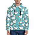 thumbnail image 2 of Bingfone Cartoon Funny Goose Men'S Drawstring Hoodie Long Sleeve Pocket Sweatshirts-Large, 2 of 9