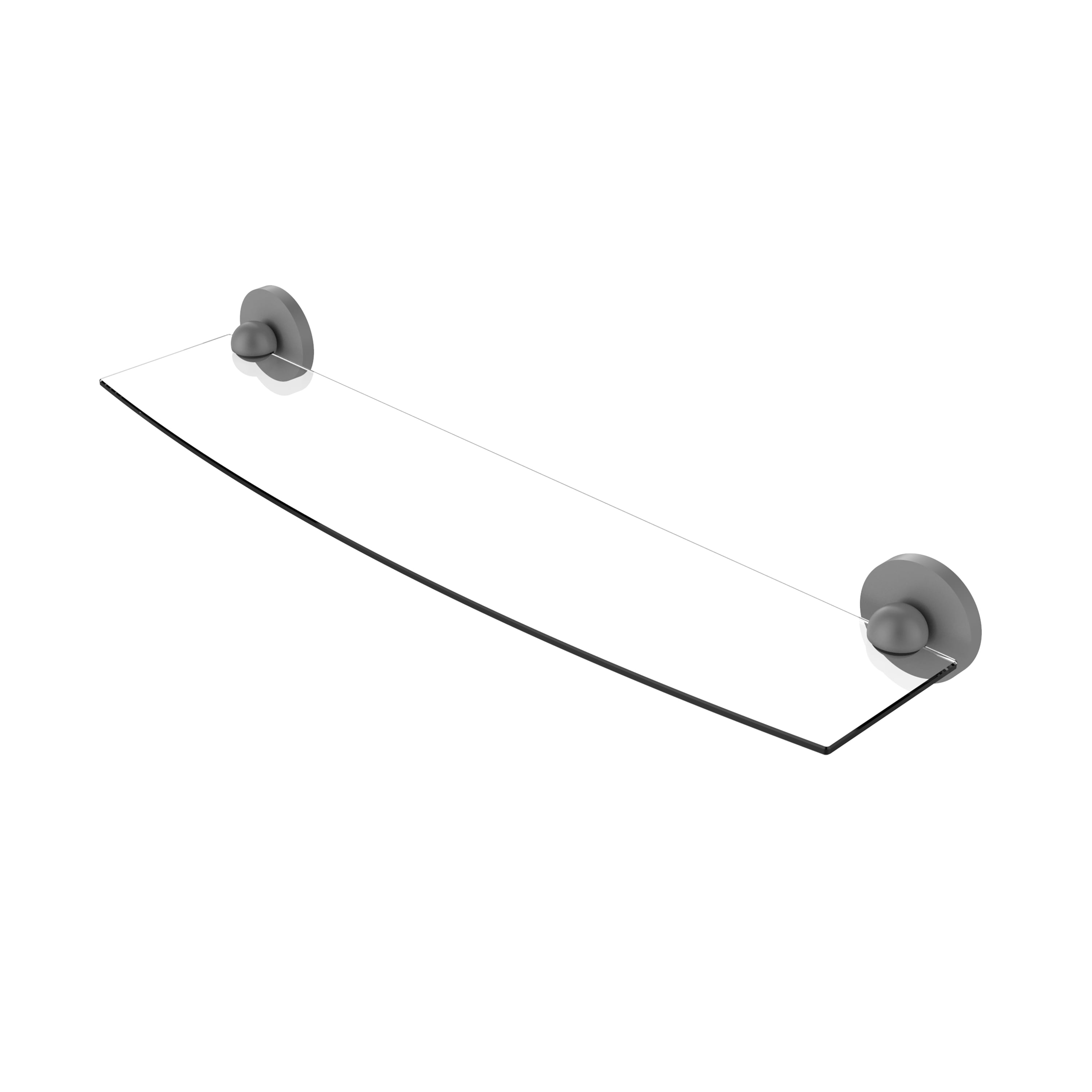 Skyline Collection 24 Inch Glass Shelf