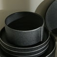thumbnail image 6 of Stone Lain Bao 4-Piece Bowl Set Stoneware, Charcoal, 6 of 6