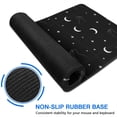 thumbnail image 6 of Long Mouse Pads for Desk,Black White Cat Moon Star Pattern Desk Mats on Top Of Desks, Desk Mouse Pad Extra Large with 3mm Non-Slip Base and Stitched Edge for Gaming,Office,Work,Home 31.5"x15.7", 6 of 6