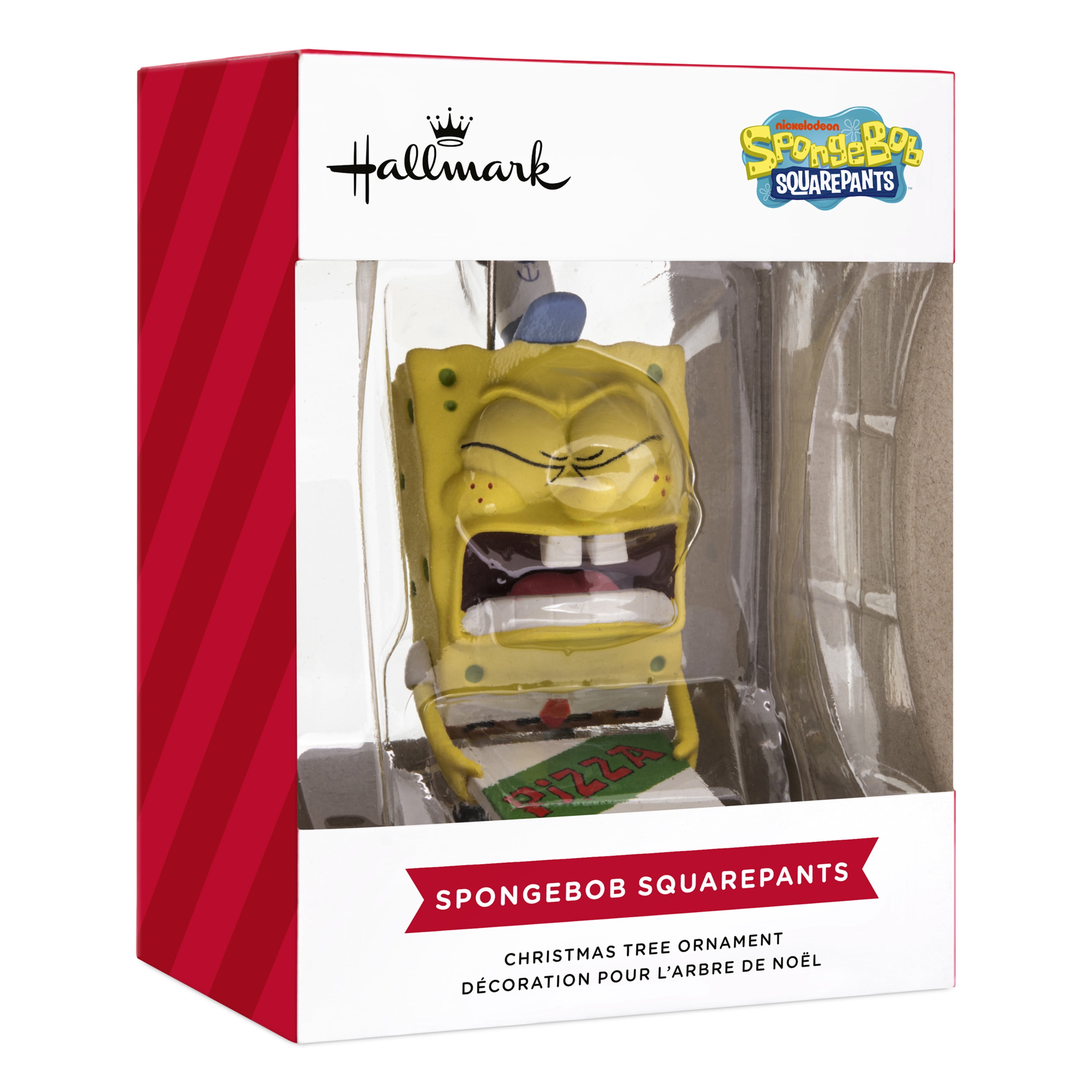 Hallmark Christmas Ornament (SpongeBob SquarePants Pizza Delivery), 1 Count