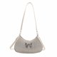 thumbnail image 1 of Bolso de mano informal con lazo de diamantes de imitación para mujer cierre de cremallera para fiesta y vacaciones, 1 of 9