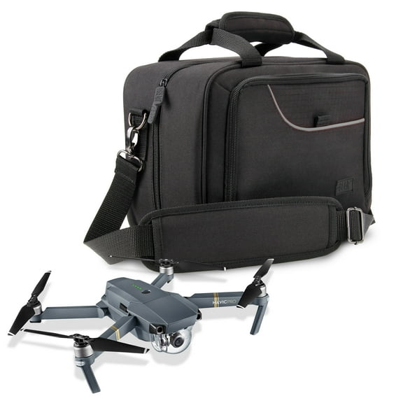 USA Gear Carrying Case Bag for DJI Mavic Pro with Shoulder Strap and Accessory Pockets