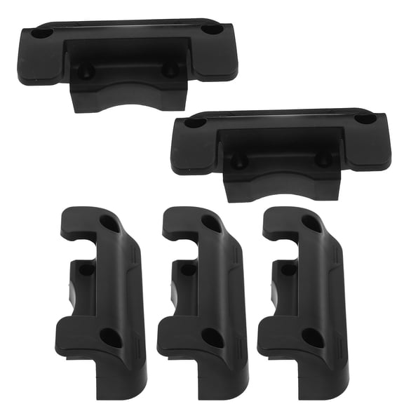 IFANLANDOR 5Sets Wall Mounted Hose Organizer Hooks Black for Garage and Outdoor Garden Hose Storage
