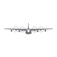 thumbnail image 1 of MC-130 Spinning Props Sticker Decal Die Cut - Self Adhesive Vinyl - Weatherproof - Made in USA - Many Color and Sizes - mc130 c-130 c130, 1 of 6