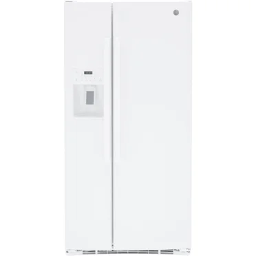 GE APPLIANCES GSS23GGPWW side by side freestanding refrigerator ...
