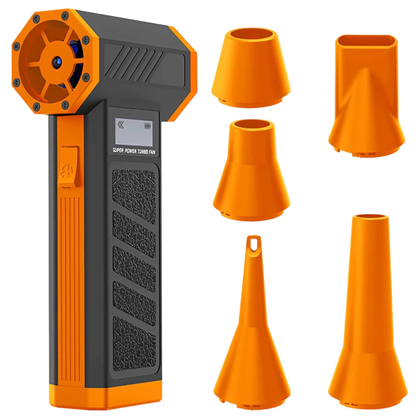 Compressed Air Duster - Electric Air Duster with Brushless Motor,Adjustable - Mini Snow Blower- Rechargeable Air Duster for PC, Keyboard, Car,Outdoors,Home,Snow and Leaves Clearing(B)