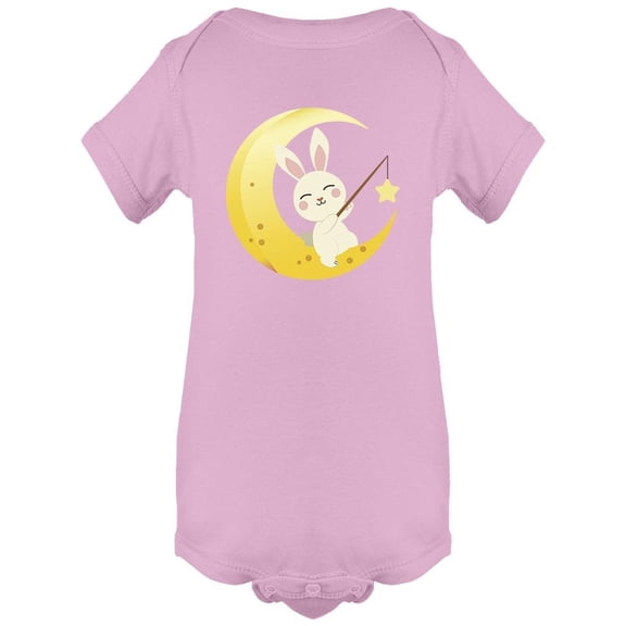 Rabbit Fishing Stars Bodysuit Infant -Image by Shutterstock, Newborn