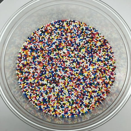 Color Non Pareils - Nonpareils Rainbow Bakery Topping Sprinkles colored nonpareils 1 pound