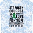 thumbnail image 4 of Inktastic Cerebral Palsy Awareness Strength Support and Courage T-Shirt, 4 of 5