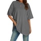 thumbnail image 1 of MKLEKYY Playeras Mujer Camiseta Básica Ajustada De Cuello Redondo Para Mujer, Camiseta De Verano De Manga Corta, Camiseta Clásica, Camiseta 679 Talla S, 1 of 3