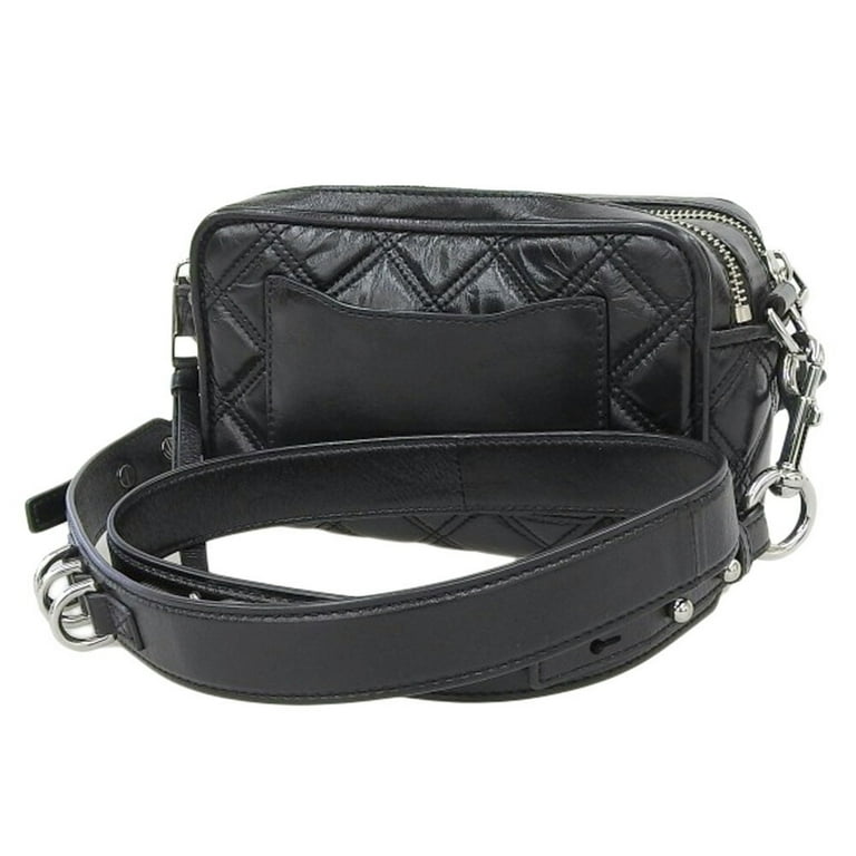 Marc Jacobs] Shoulder Bag Quilted Softshot M0015419 Black