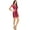 Pink, variant on Fashion Womens Short Sleeve Sequin V Neck Bodycon Mini Club Dress