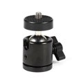 thumbnail image 1 of Nouveau support de mini rotule à 360° pour trépied d\'appareil photo 1/4" et support de flash 3/8, 1 of 4