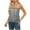 Gray, variant on Fesfesfes Blouse Women Fashion Solid Color Sequins Sheath Tank Top Short Sleeve One-Shoulder Top/Blouse Women Workout Tops L(US:8)