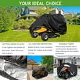 thumbnail image 3 of 210D Oxford Cloth Riding Lawn Mower Cover Waterproof UV-Resistant 72x54x46 in, 3 of 6