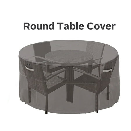 Furniture Cover Round Shape Table Slipcover Sofa Living Room Outdoor Waterproof Canada Furniture Cover Round Shape Table, Round Outdoor Table Cover
