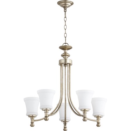 

Quorum International 6122-5 Rossington 5 Light 25 Wide Chandelier - Silver