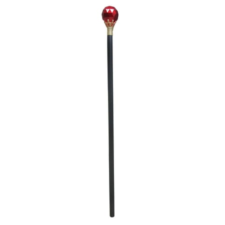 Red Royal Scepter King Queen Staff Medieval Halloween Cosplay Costume Accessory