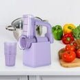 thumbnail image 4 of Gray Gray Electric Vegetable Cutter With Base Multi Functional Kitchen Gadget For Slicing Shredding Cheese Drum #d885o, 4 of 4