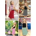 thumbnail image 4 of Stretch Is Comfort Girl's Knee Length A-Line Skirt Beige Medium, 4 of 7