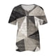 thumbnail image 4 of Blusa de manga corta con cuello en V, informal, cómoda y elegante para mujer OAVQHLG3B Store  lin121212, 4 of 5