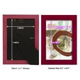 thumbnail image 4 of Rusted Loops II - Framed Print w/glass - Cherry Red, 4 of 8