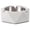 Light Gray, variant on M Buder Nordic Style Geometric Cement Ashtray Cigarette Ashes Tray Holder for Home Office, Portable Industrial Design Decoration Tabletop Smokeless Stand, Dark Gray (4.33 inches)