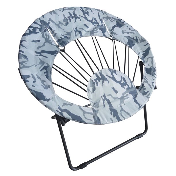 Impact Canopy Bungee Chair Folding Round Steel Frame, Camo