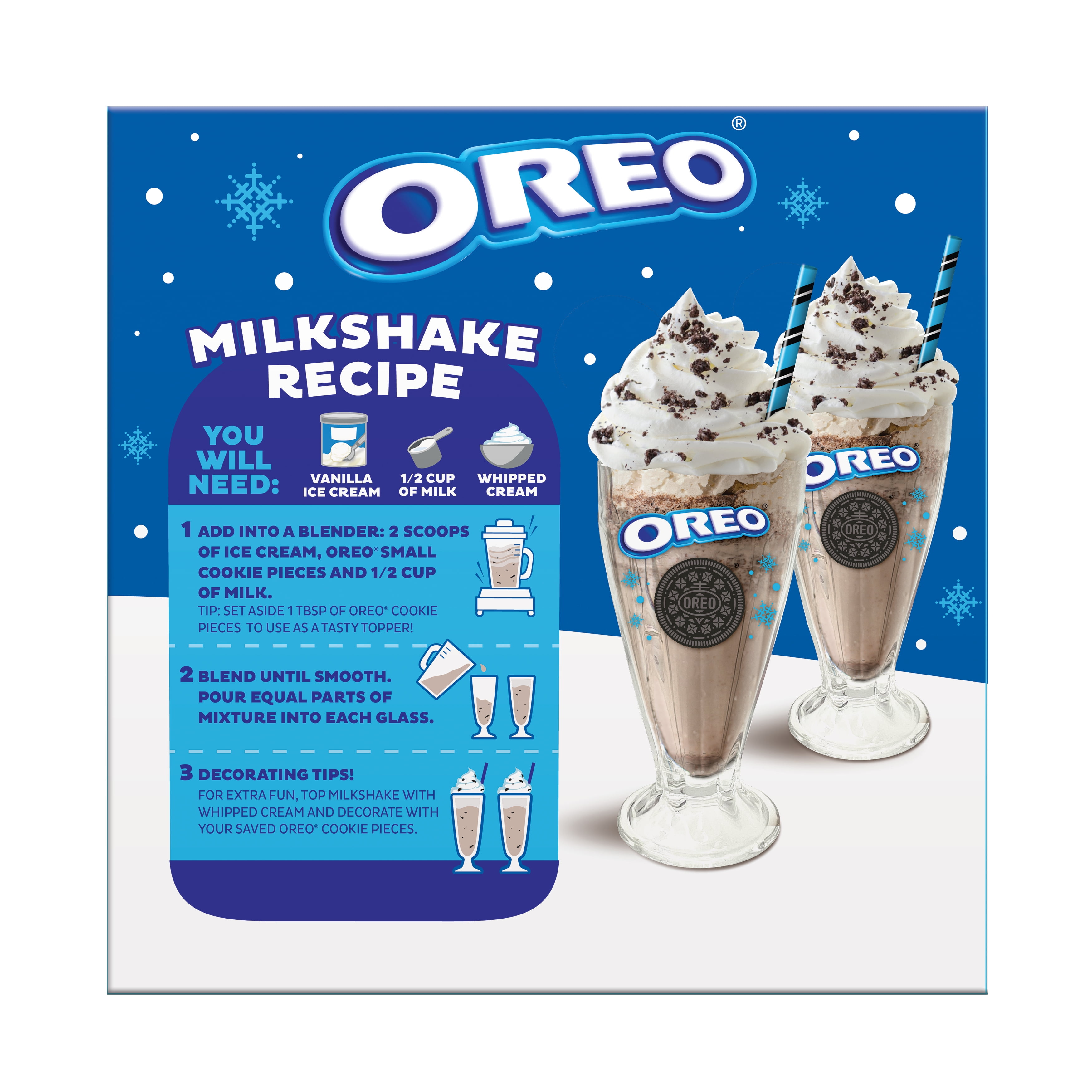 Frankford, OREO¬Æ Milkshake Kit, Net weight 1.55 oz, with Mix and