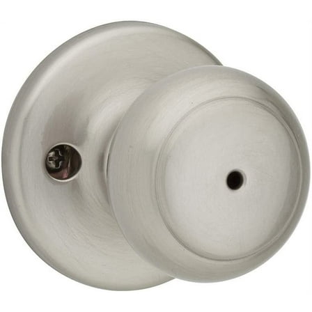 Kwikset 93001-628 Cove Privacy Bed/Bath Door Knob in Satin Nickel