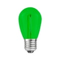 thumbnail image 3 of Novelty Lights Green S14 LED Globe Light Bulb, 1 Watt, 3 of 6