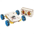 thumbnail image 5 of DIY Wooden Remote Control Car Science Experiment Physical Model DIY Remote Control MCNA Mother-Wheel Car for Kids Gifts, 5 of 5