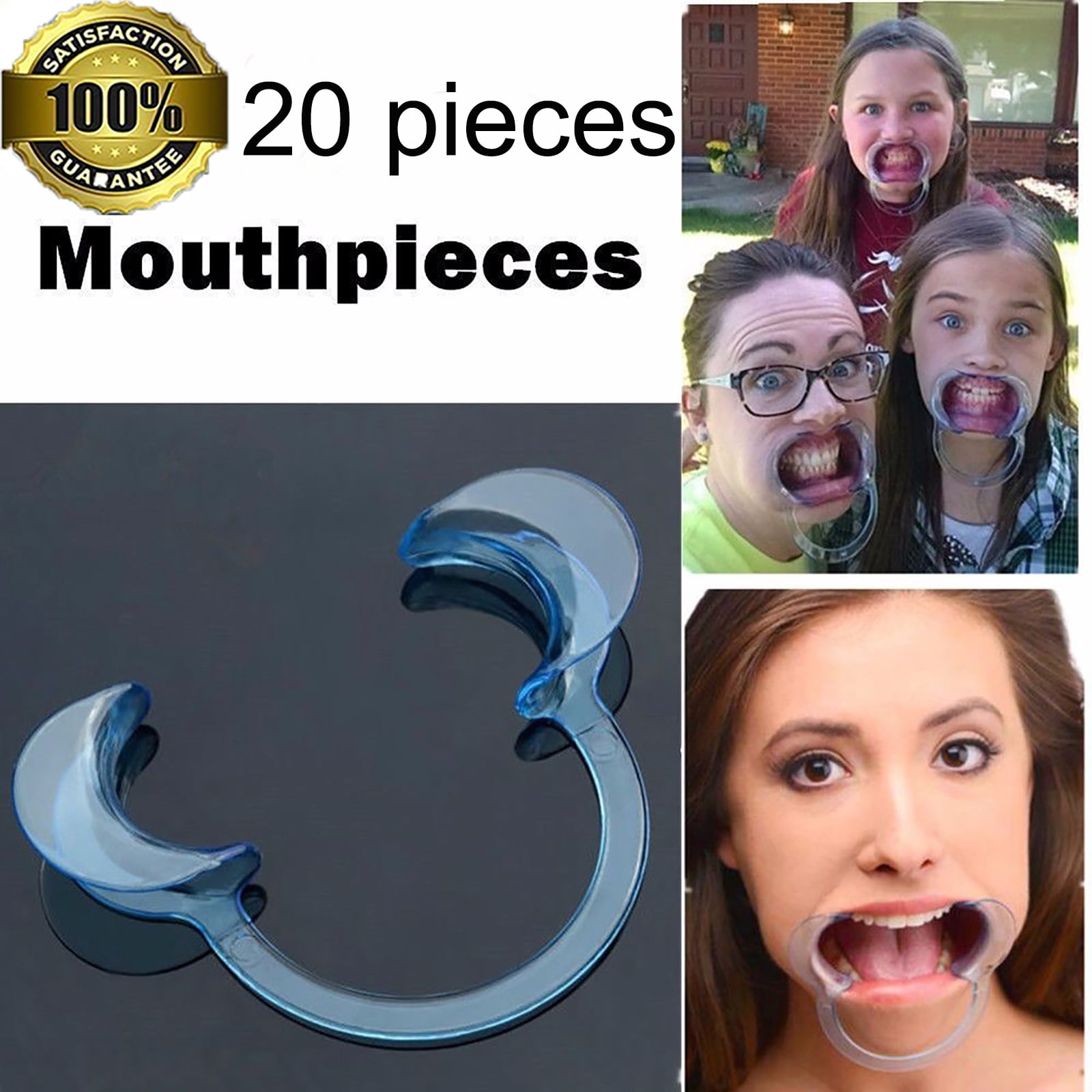 10pcs Speak Out Replacement Mouthpieces Board Game Mouth Guard M 