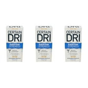 Certain Dri Everyday Strength Clinical Unisex Deodorant Solid, Morning Fresh, 2.6 oz , 3 Pack